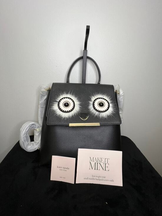 Kate Spade Make It Mine Small Maddie Owl Flap Convertible Backpack main image 9